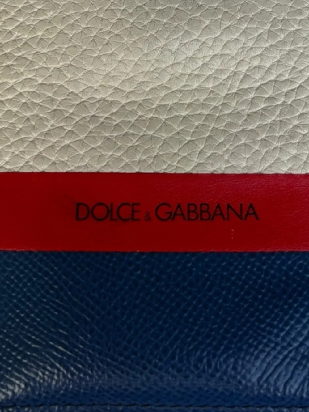 Dolce & Gabbana Multicolor Striped Bifold Long Wallet